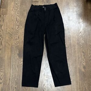 Lucy & Yak Black High-Waisted Trousers